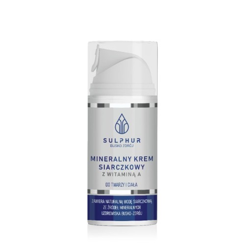 Mineralny krem siarczkowy z wit. A 100ml do twarzy i ciała.jpg