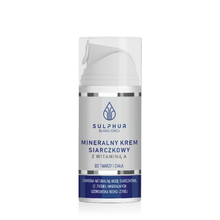 Mineralny krem siarczkowy z wit. A 100ml do twarzy i ciała.jpg